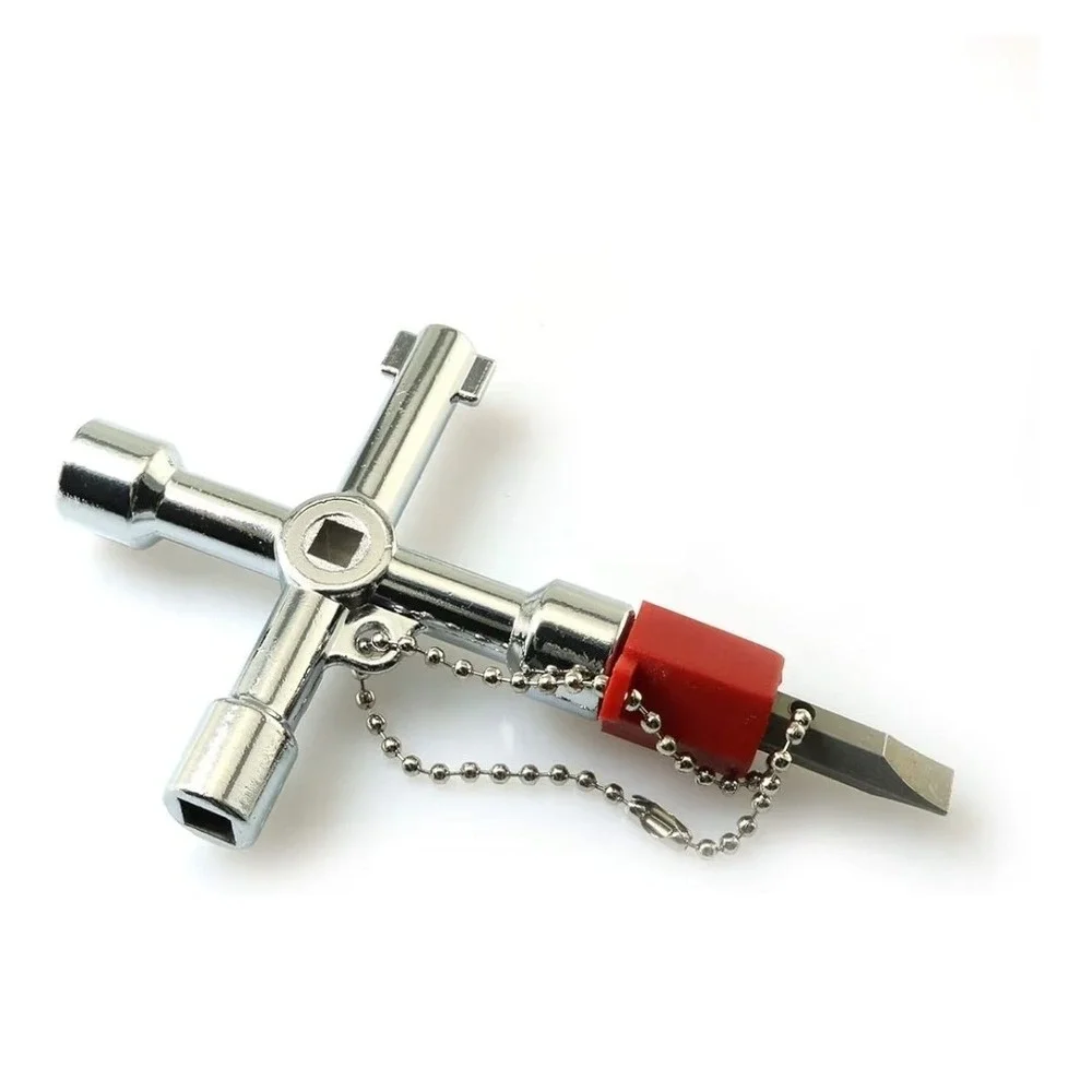 4 Way Cross Key Multi-Functional 4 in 1 Universal Utilities‎ Key
